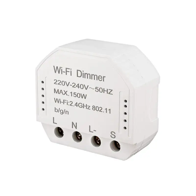 Wi-Fi Смарт диммер модуль 220V-240V 150W Управление Таймер светильник голос работает для