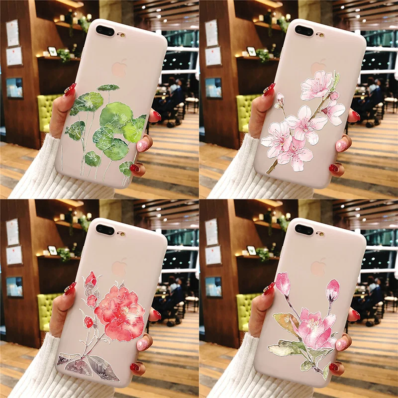 

3D Florals Cover For Huawei P20 Lite P9 P10 P30 Mate 10 20 Lite Nova 3 3i P Smart 2019 Case Honor 8X 6A 7A Pro 9 10 Lite Fundas