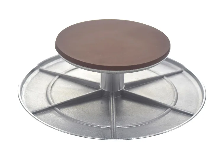  Baking tool 12 inch Aluminum alloy cream cake stand Turntable Rotating table base turn around Decor