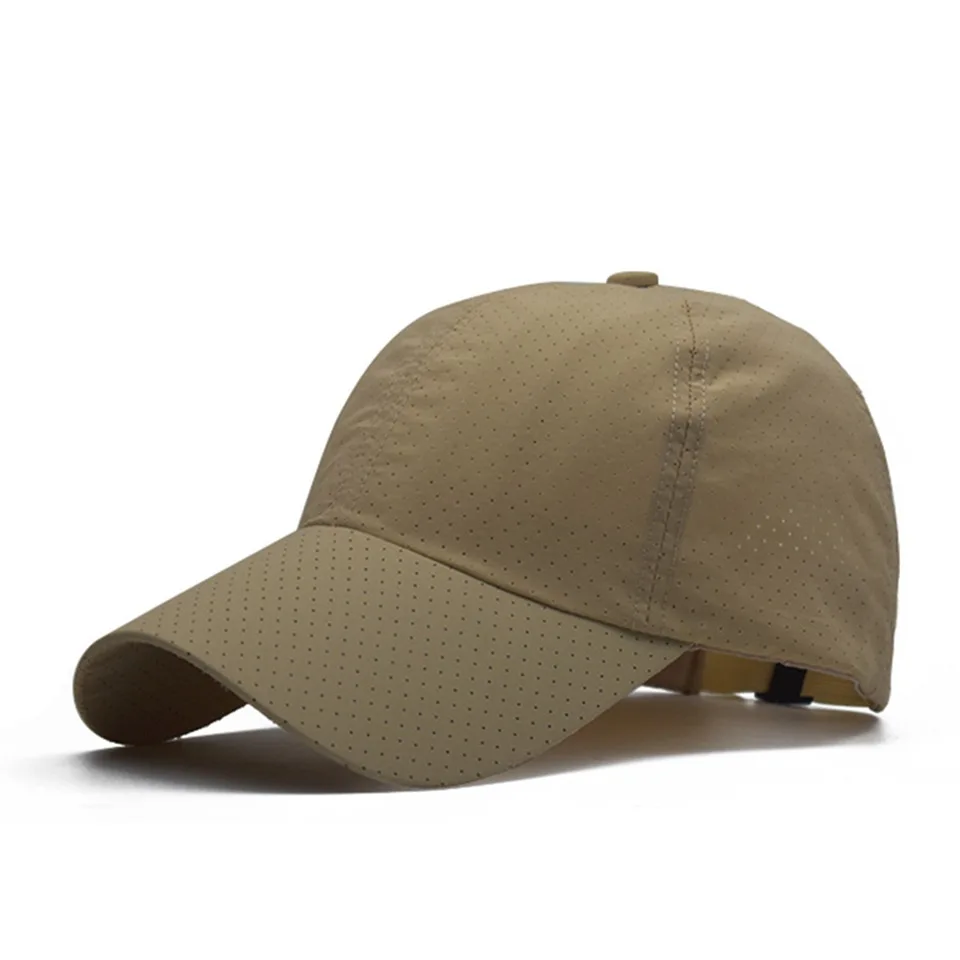 

Baseball Cap Men Women Dad Hat Summer Sun Quick Dry Breathable Solid Color Polyester Adjustable Casual Sports Outdoor Accessory