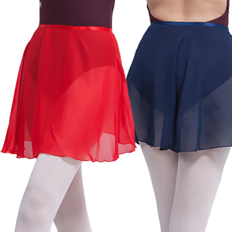 

Professional Ballet Tutus Adult Chiffon Gymnastics Skirt for Women Girls Dance Costume Skate Wrap Scarf