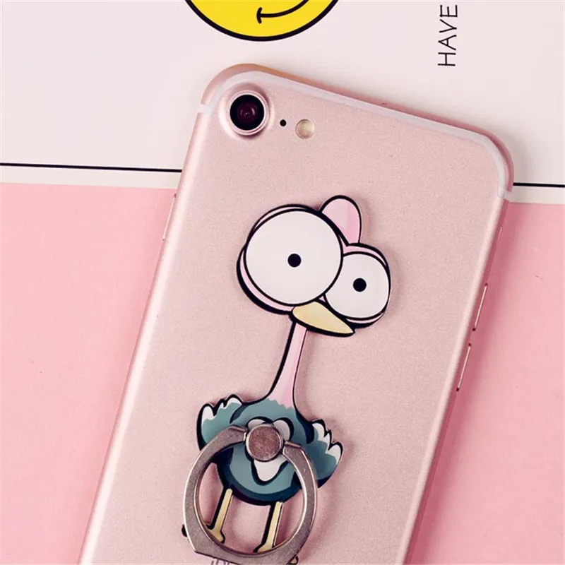 Cartoon Animal Lazy bracket mobile phone rings Universal Phone Holder Cellphone supports ostrich phone ring anti-theft Cartoon Animal Lazy bracket mobile phone rings Universal Phone Holder Cellphone supports ostrich phone ring anti-theft