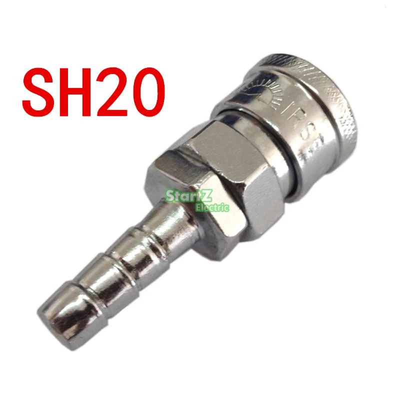 Color: 2Pcs Xucus SP20 Join Hose 8mm X 5mm Pneumatic Air Compressor Hose Quick Coupler Plug Socket Connector Color: 2Pcs Xucus SP20 Join Hose 8mm X 5mm Pneumatic Air Compressor Hose Quick Coupler Plug Socket Connector