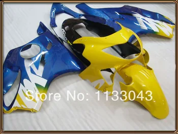 

100%Fit blue yellow Fairing parts for HONDA CBR600 F4 99 00 CBR600F4 1999 2000 CBR 600 1999 2000 motorcycle fairing kits #S5GG7