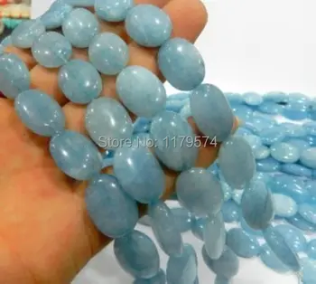 

hot new Beautiful AA+ 13x18mm Brazilian Oval Chalcedony Loose Beads Accessory Parts Fashion Jewelry Making Design 15" sp0179