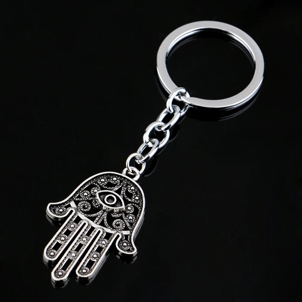 Цепочка для ключей от руки Hamsa цепочка ювелирные изделия мужчин и женщин |