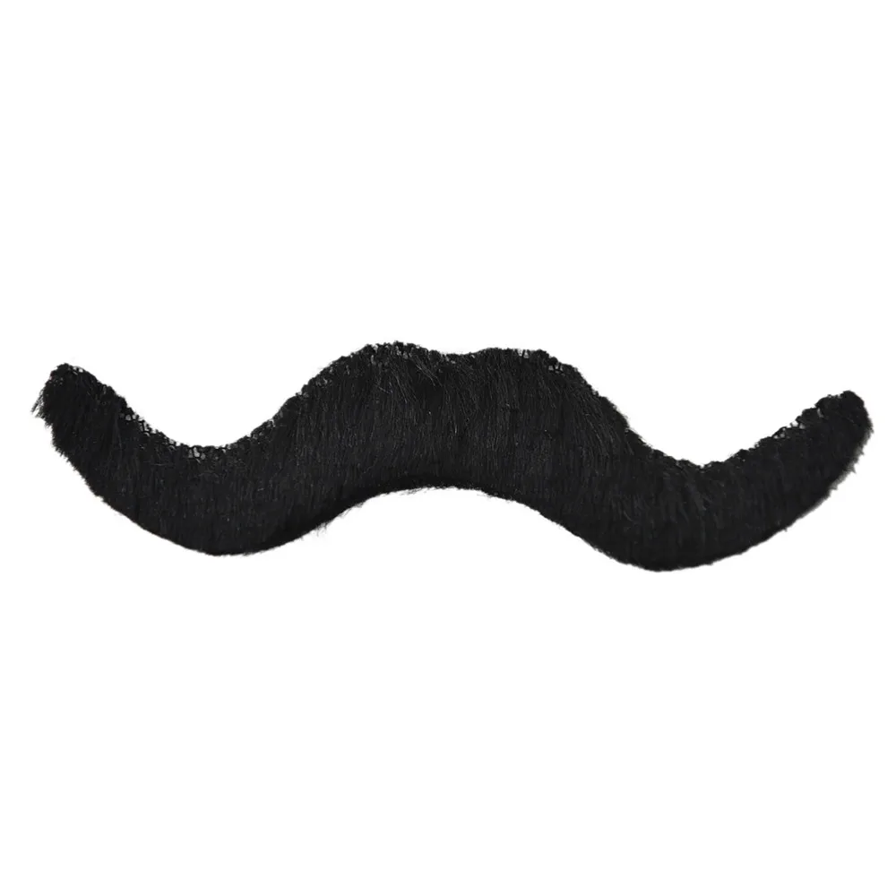6pcs//lot Costume Party Halloween Fake Mustache Funny Fake Beard Whisker VG