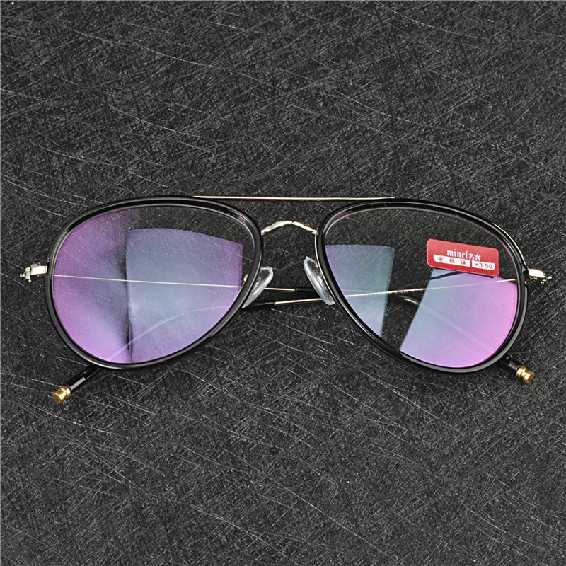 

MINCL/Multi-Focal Progressive Reading Glasses Men Commercial Diopter glasses Presbyopic Eyeglasses multifocal glasses FML