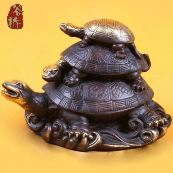 

Bronze sculpture, turtle crafts gift bronze sculpture, decoration