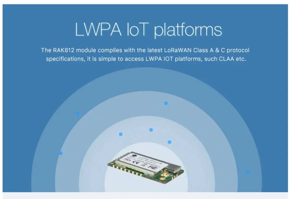 RAK812 низкая Мощность LoRaWAN модуль Комплексная TCXO Uart Беспроводной сетевой модуль 433/470 мГц LWPA IOT Plarform SX1276 NaNO100 q145