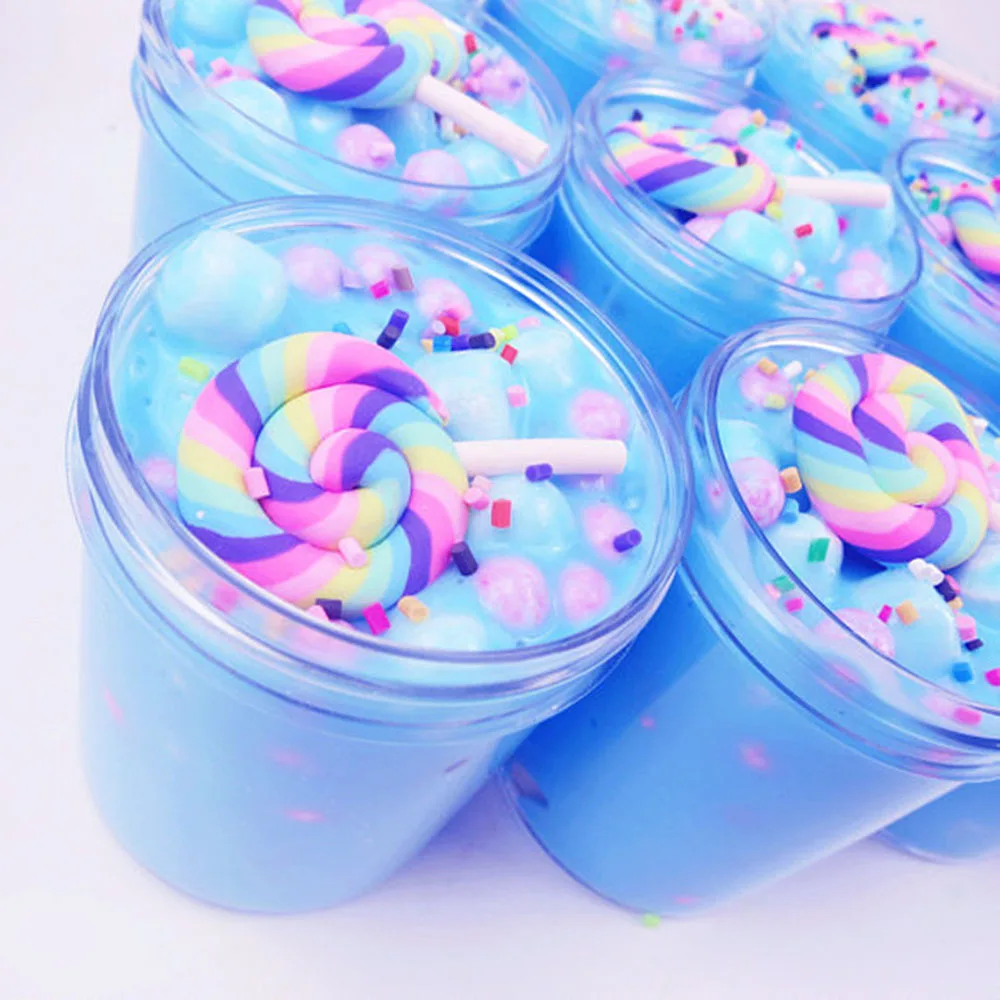 120 мл 2019 Новый DIY мягкий леденец слизь игрушки для детей резина Лизун антистресс