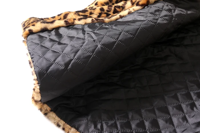 Gplus, зимнее теплое Женское пальто из искусственного меха, натуральный Леопардовый сексуальный мех, пальто, куртка с круглым вырезом, полная утолщенная Стильная верхняя одежда C0859