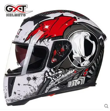 GXT 358 мотоциклетные шлемы для мужчин мотокросса шлем для мотокросса мотоциклетный анфас двойной щит Moto casco - Цвет: 4
