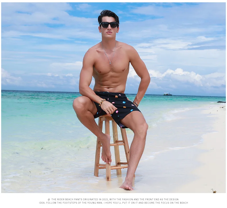 banho masculina 2018 nova moda secagem rápida