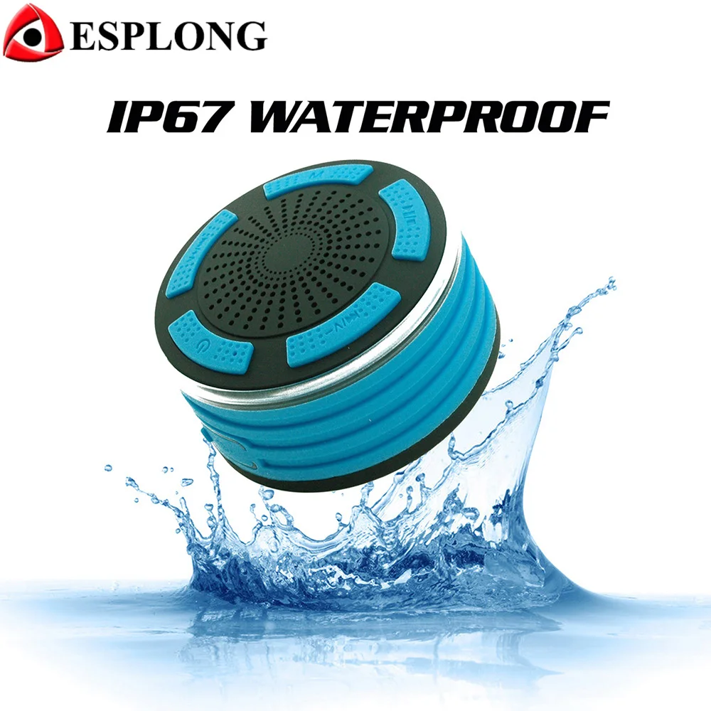 

F013 Portable Wireless Bluetooth Speaker Mini LED Subwoofer IPX7 Waterproof Speaker Support FM Radio Hand-free Call with MIC