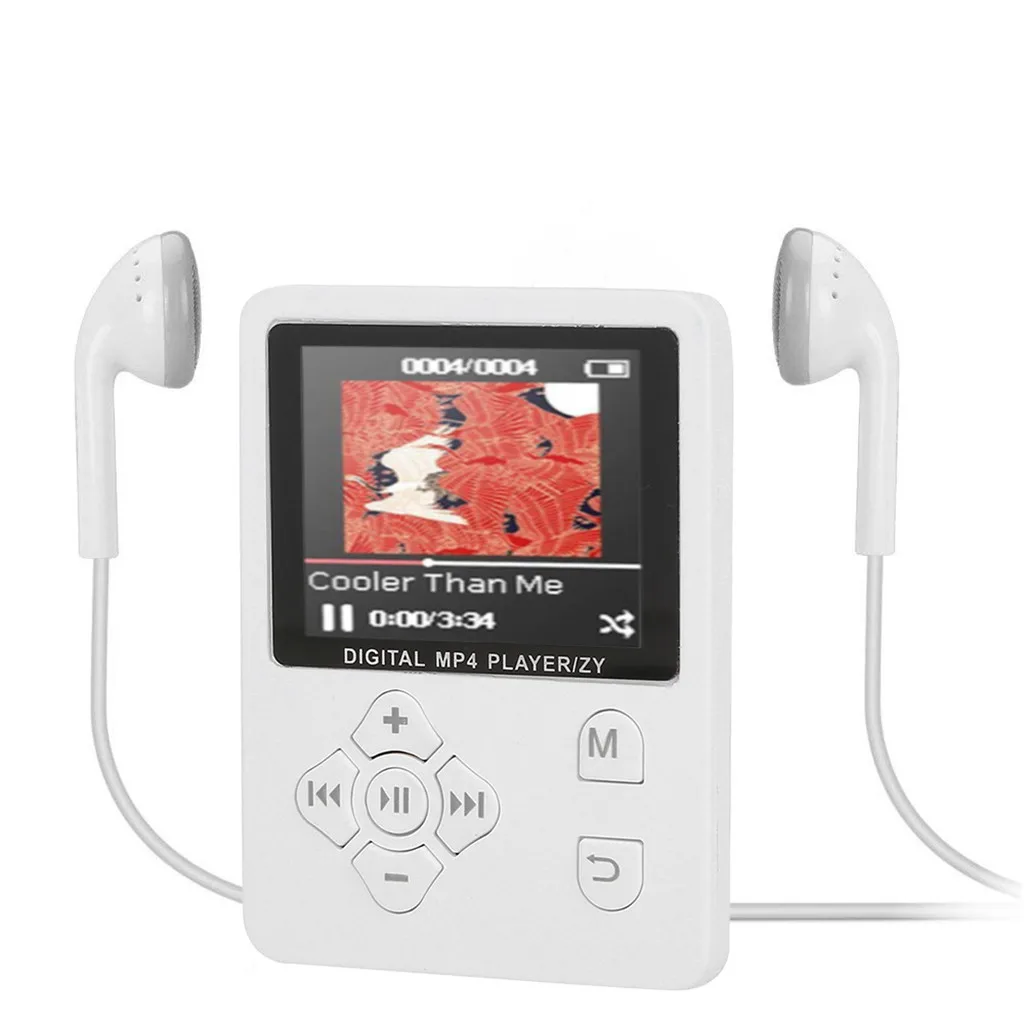 OMESHIN мини MP3-плеер с ЖК-экраном Поддержка 32 ГБ Micro SD TF карта мини mp3-плеер модуль mp3-плеер с 3,5 мм наушником C0529#2 - Цвет: Белый