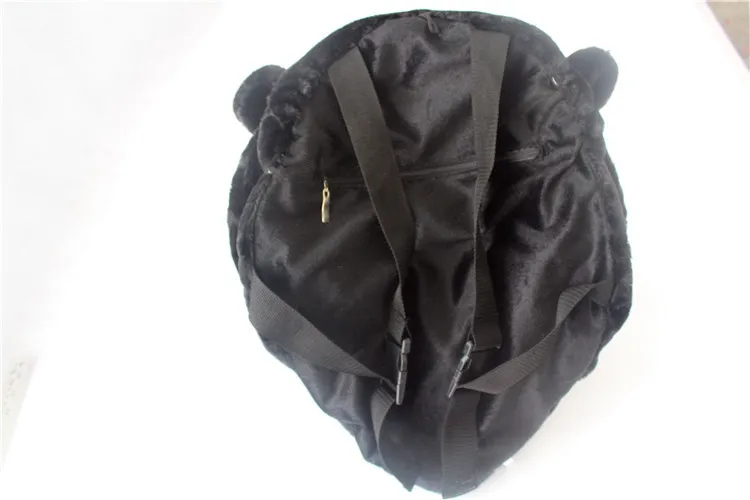 Mochila de Pelúcia Escolar de Animais para Casal Tiger Lion Head Mochila Feminina Engraçada 3d 40 Cheap Mochilas