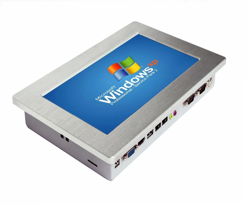 

Windows 7 XP System 10.1" Industrial Panel PC Touch Screen 1xHDMI VGA 2xLAN 2xCOM 2xUSB 128GB SSD All In One PC
