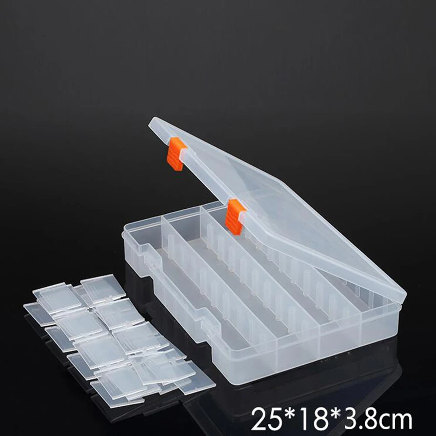 1 PC nuevo 36 ranuras celdas portatil joyería caja contenedor anillo piezas electrónicas tornillo cuentas componente caja de almacenamiento 250 * 180*38mm 1 PC nuevo 36 ranuras celdas portatil joyería caja contenedor anillo piezas electrónicas tornillo cuentas componente caja de almacenamiento 250 * 180*38mm