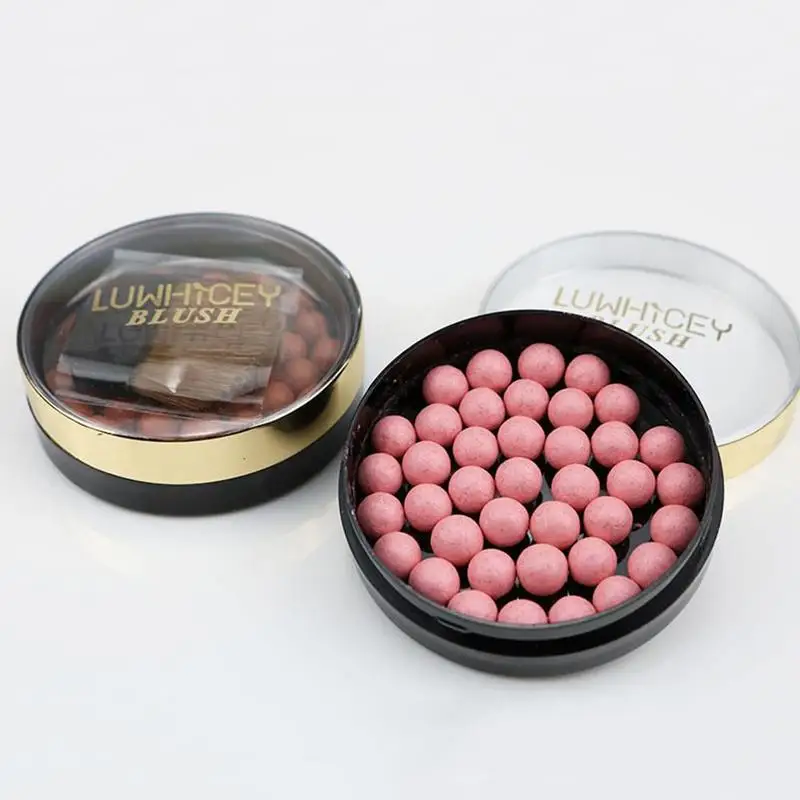 

1PC Makeup Face Matte Blusher Ball 3 In 1 Blush Eyeshadow Contour Powder Balls Blush Makeup Full Professional Makeup
