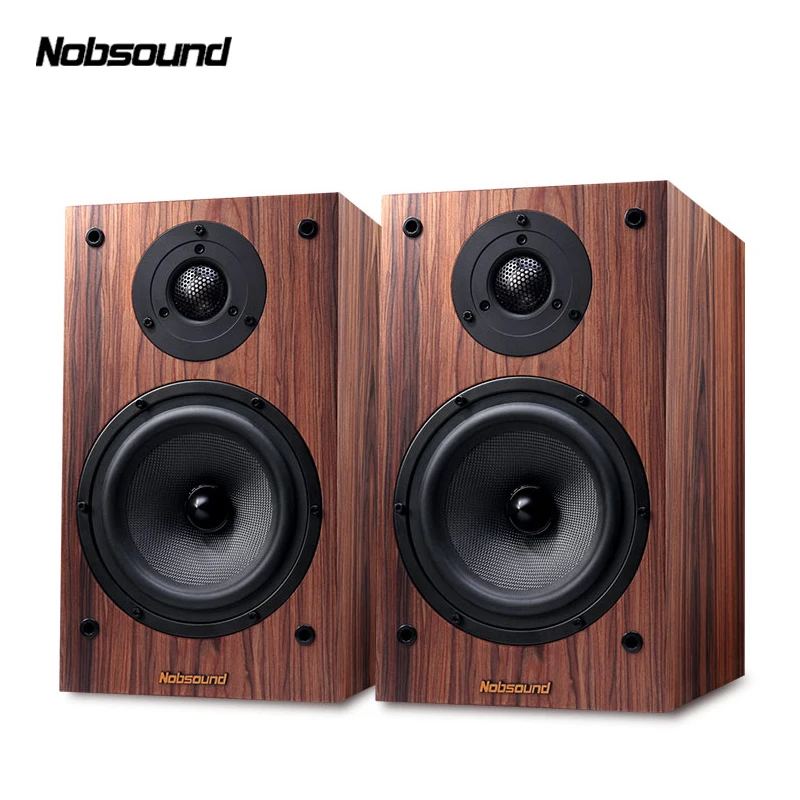 Nobsound Dm3 Two Way Wood 120w 1 Pair 6 5 Inches Bookshelf