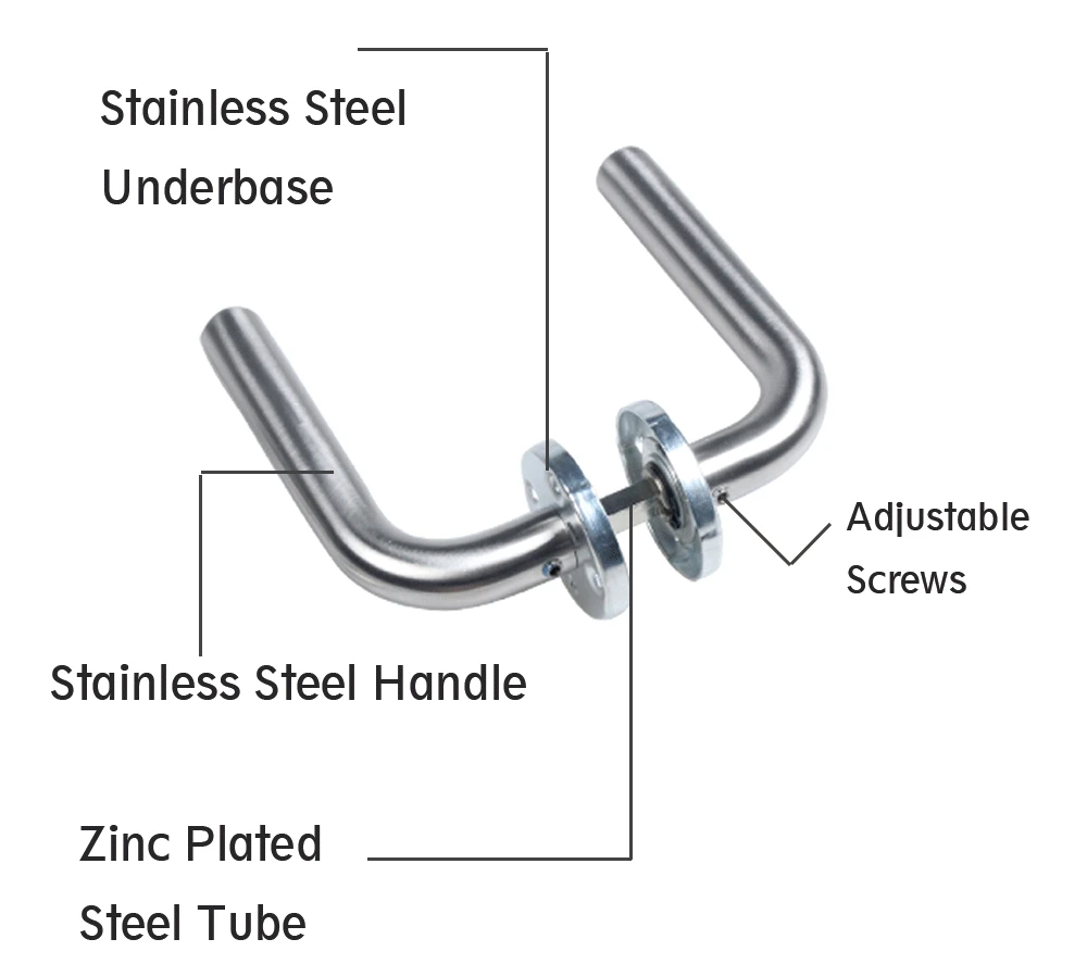 Дверная ручка из нержавеющей стали дверная ручка для межкомнатной двери рычаг матовый Бытовые аксессуары входные ворота рычаг Ручка для спальни