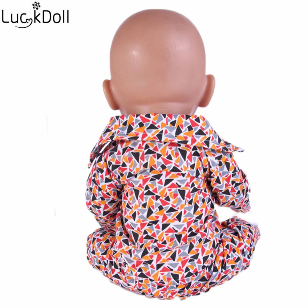 Luckydoll 15 шт. новая одежда куклы пижамы подходит 18 дюймов Американский 43 см BabyDoll аксессуары игрушки Детские лучшие рождественские подарки