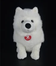 28cm Lifelike Samoyed Stuffed Toys Cute Simulation White Dog Plush Toy Puppy Plush Animals Toy Birthday Christmas Gifts 28cm Lifelike Samoyed Stuffed Toys Cute Simulation White Dog Plush Toy Puppy Plush Animals Toy Birthday Christmas Gifts
