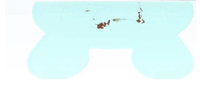 6 цветов Ins скандинавские Новые Детские Кролик силиконовый коврик для еды Противоскользящий безопасный экологичный теплоизоляционный кухонный инструмент домашний деко