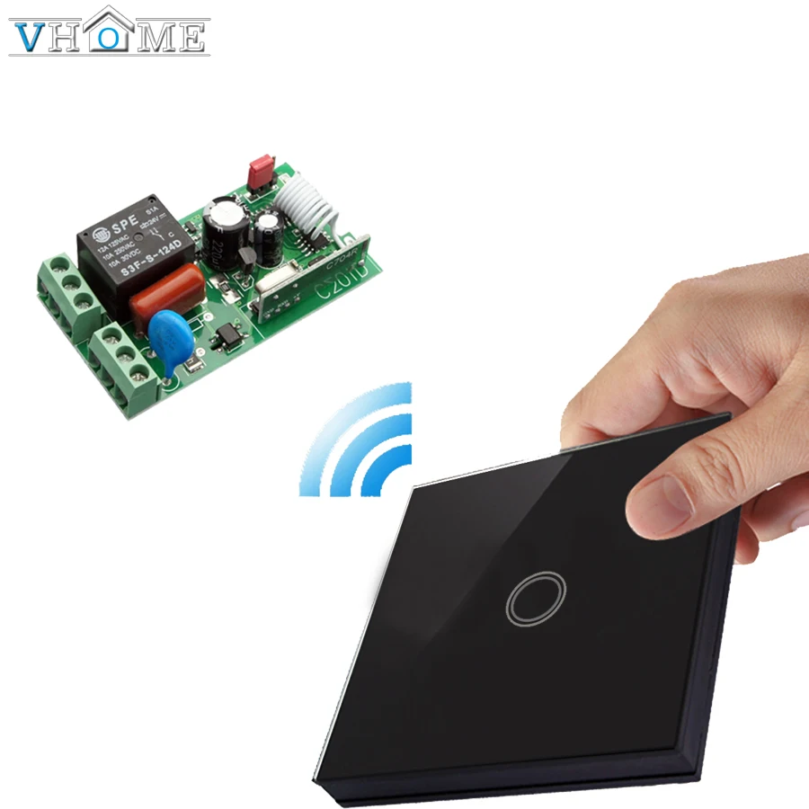 Touch the remote controller 220V receiver3