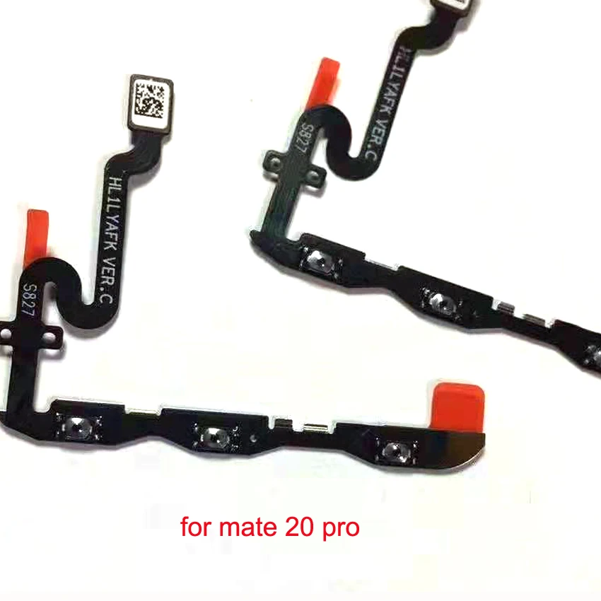 

10PCS For Huawei mate 20 Power on off Volume Button Flex Cable Ribbon Replacement For mate 20 pro mate 20 lite