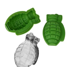 Кубик льда лоток креативный пистолет Пуля Череп Форма льда производитель кубиков DIY шоколадная форма для вечеринки для дома и бара крутой виски вино инструмент для приготовления мороженного