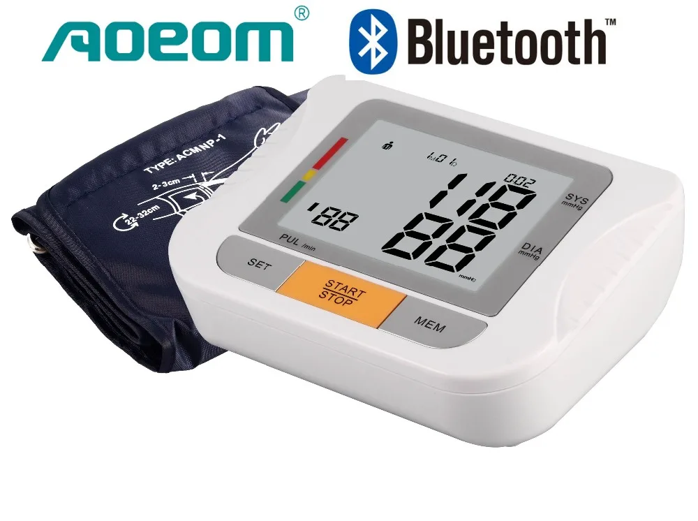 Blood Pressure Monitor Accurate Bluetooth 4.0 Wireless Upper Arm Blood