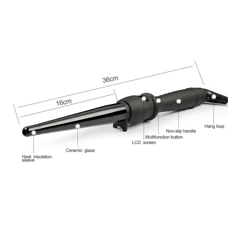 Керамические инструменты для укладки волос профессиональные щипцы для завивки волос Вэйвер груша цветок конус электрические щипцы для завивки Волос Ролик Керлинг палочка