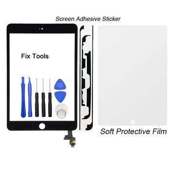 

1Pcs (Checked, Function work well) For Apple iPad mini 3 mini3 A1599 A1600 Digitizer Touch Screen Sensor Glass Panel+IC+Tools...