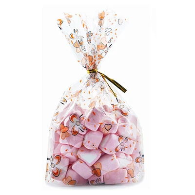 50 шт. 13x19+ 4 см конфеты печенья пластиковый упаковочный мешок Рождественский подарок упаковка сумки печенье кекс запеченная сумка Упаковка Еды - Цвет: Серый