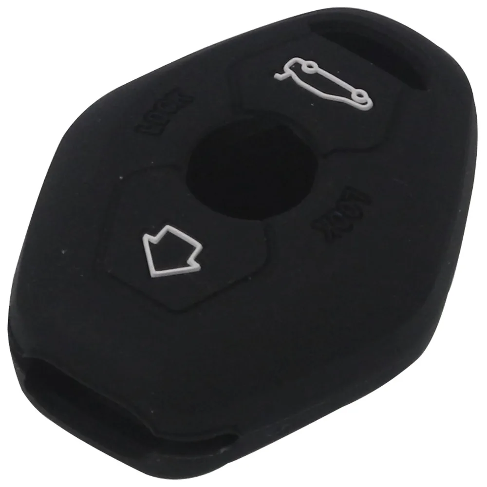 fit for BMW X3 X5 Z3 Z4 3/5/7 Series E38 E39 E46 E83 Silicone Key Remote Case Cover FOB Set Protective Car Accesorries key case cover remote control case cover