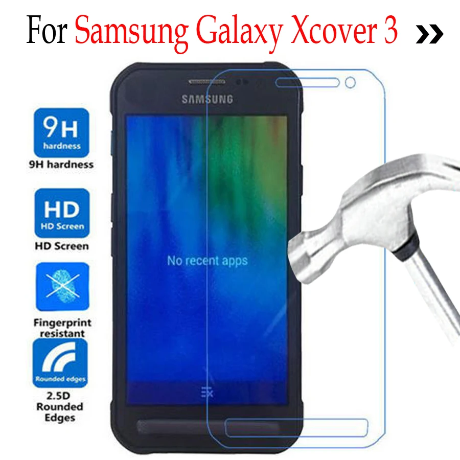 

For Samsung Galaxy Xcover 3 Tempered Glass Screen Protector For Samsung XCover3 G388 G388F Sm-G388F Case Protective Film Cover