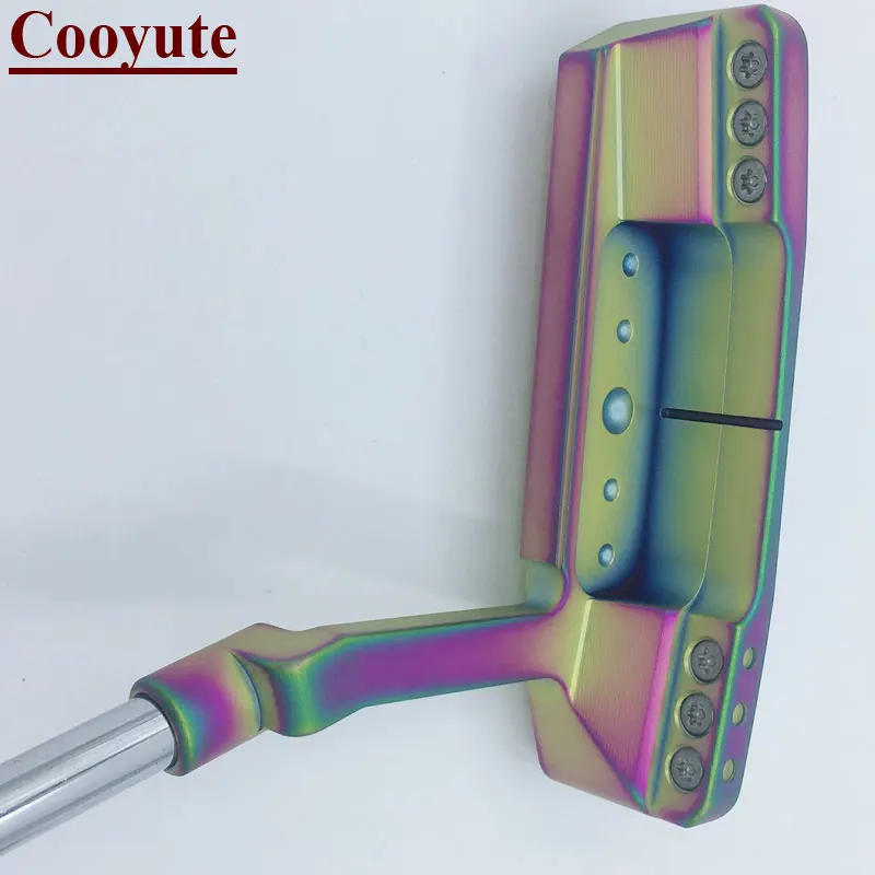 جديد نوادي الجولف Cooyute مزورة الجمجمة متعدد الألوان مضرب الغولف 34 بوصة الصلب رمح مع نوادي الجولف مضرب غطاء الرأس شحن مجاني