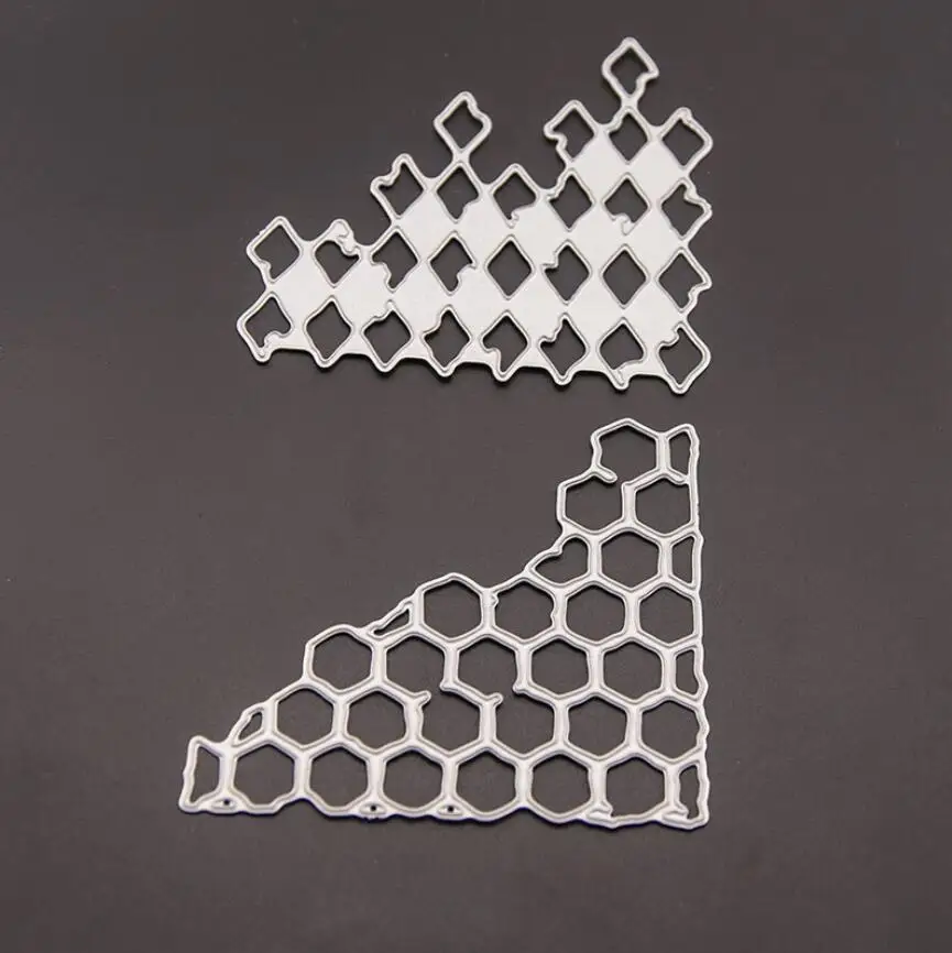  Diamond Edge Die Cuts Rhombus Edge Cutter for Embossing Folders Scrapbooking Decorative Invitation  - 32917855509