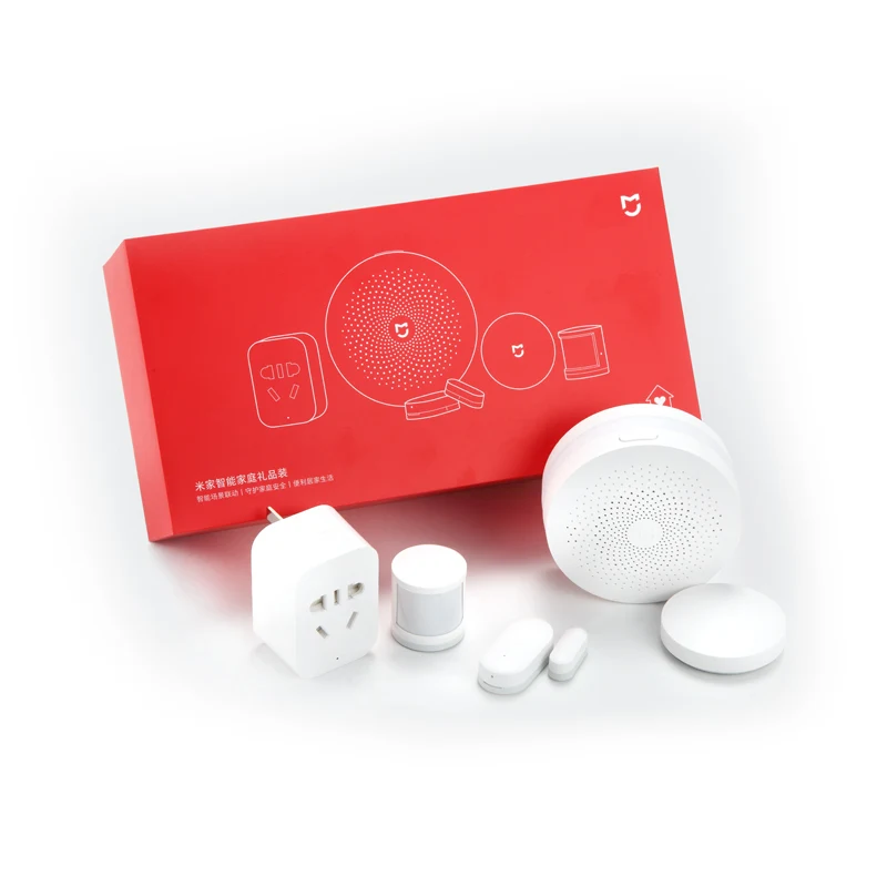  Original Xiaomi Mijia Gift Box Smart Home Kit Gateway Door Window Sensor Human Body Sensor Wireless