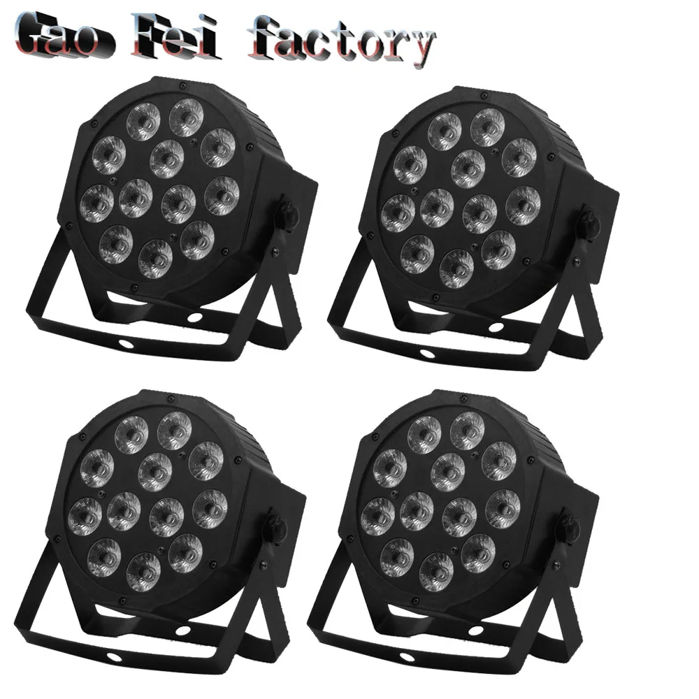 

4PCS/LOT New dmx dj outdoor 12x12w rgbw lighting led Waterproof 12x12w 4 in 1 color dmx par led par light