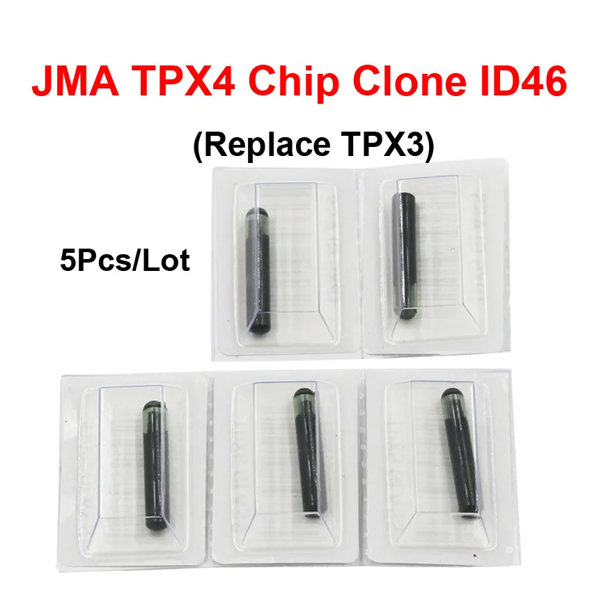 5 шт./лот JMA TPX4 клон чипа Cloner ID46 чип Копия ID 46 стеклянный транспондер