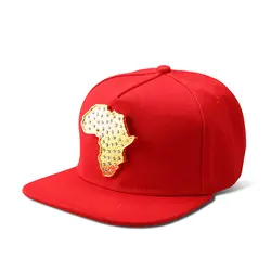 NYUK Мода Snapback Шапки крокодил карта африканские кепки сплав бейсболки со стразами шапки хлопок регулируемые кепки для хип-хоп эпохи жизни