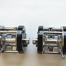 Барабаны Катушка влево или вправо направлении Рыбалка катушка литья катушки двойным тормозом Рыбалка снасти 2b+ 11rb Передаточное отношение 5.3: 1 черный Цвет