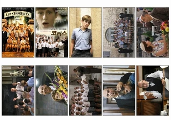 

10 pcs/lot Les choristes Movie Poster Souvenir Collectible Card Sticker DIY Decoration Credit Bank Bus ID Card Stickers 1214