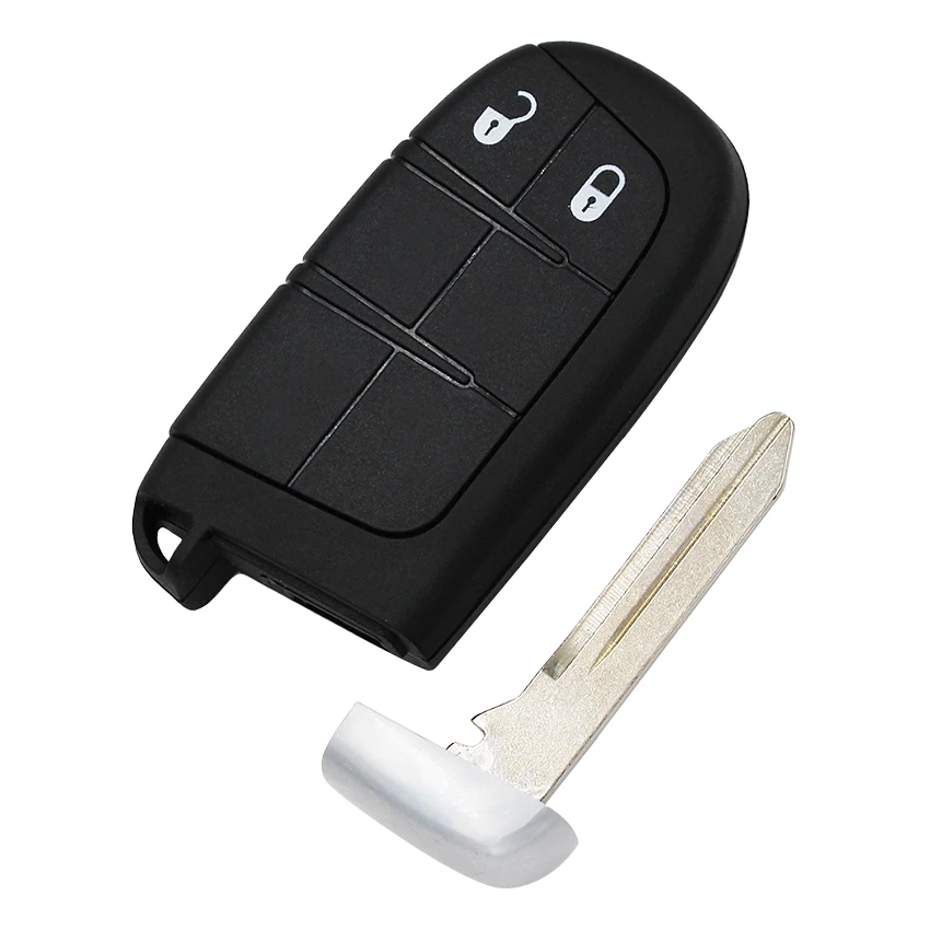 Смарт-замок без ключей дистанционного ключа чехол для Chrysler Dodge Journey 2011- 2 кнопки+ смарт-ключ оболочки Fob