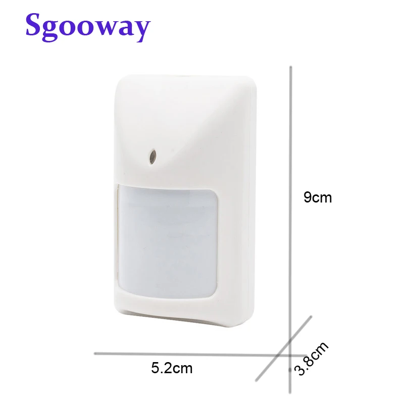 Sgooway Wired PIR sensor Wired motion detector infrared sensor for home alarm