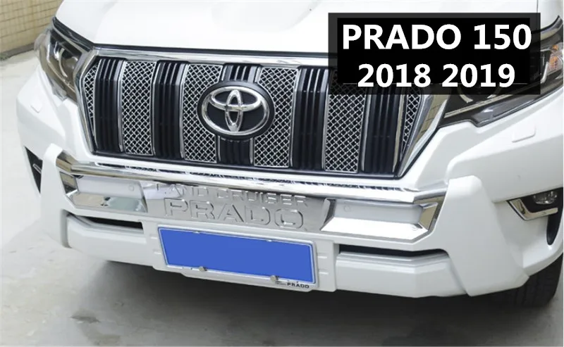Защита переднего бампера для TOYOTA LAND CRUISER PRADO 150 2018 2019 диффузор защита