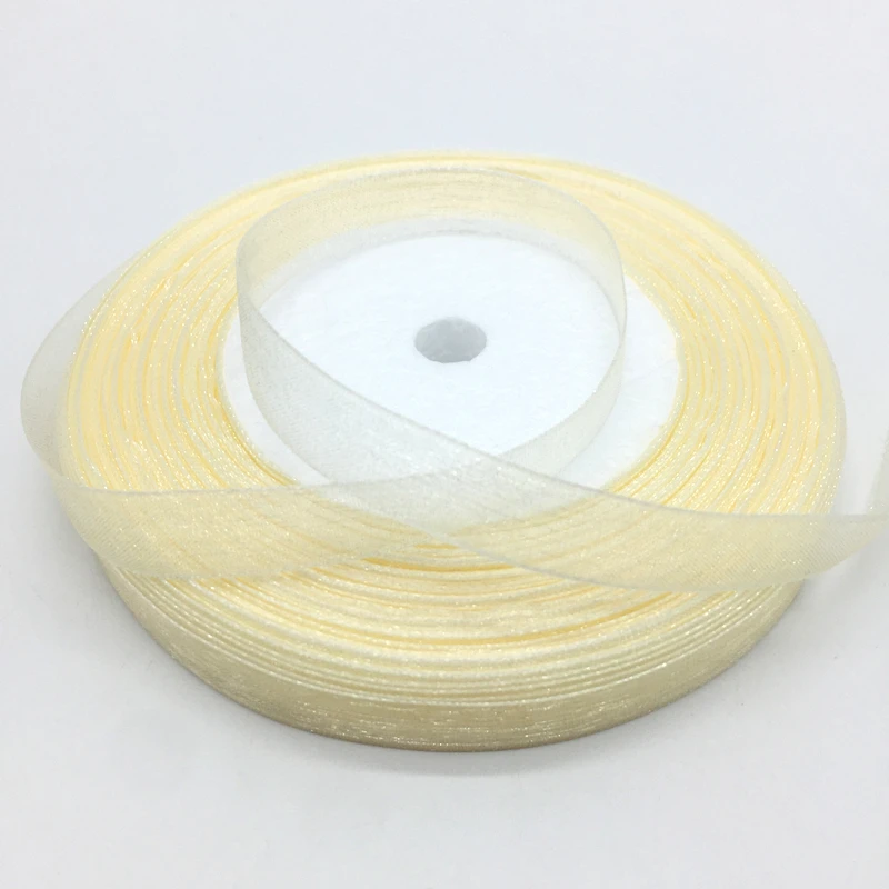 Лента для украшения свадебной вечеринки 50 ярдов 3/8 дюйма 10 мм|organza ribbon|handmade ribbonribbons